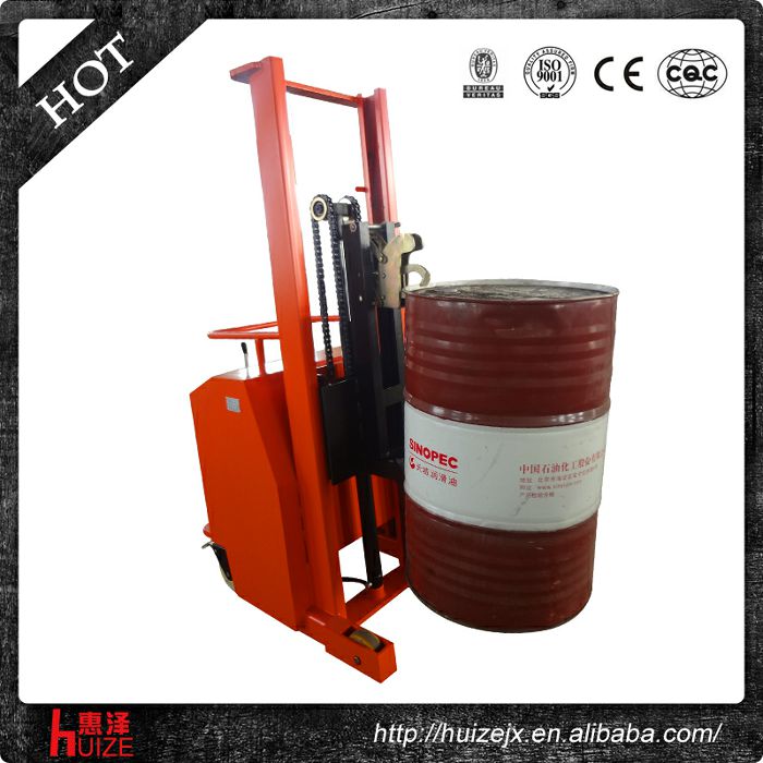 半電動(dòng)配重油桶車（無底腿，只堆垛，不翻轉(zhuǎn)）3